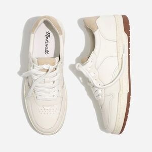 Madewell Court Sneakers in White Leather 8.5